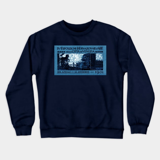 1901 Venice International Arts Exposition Crewneck Sweatshirt by historicimage